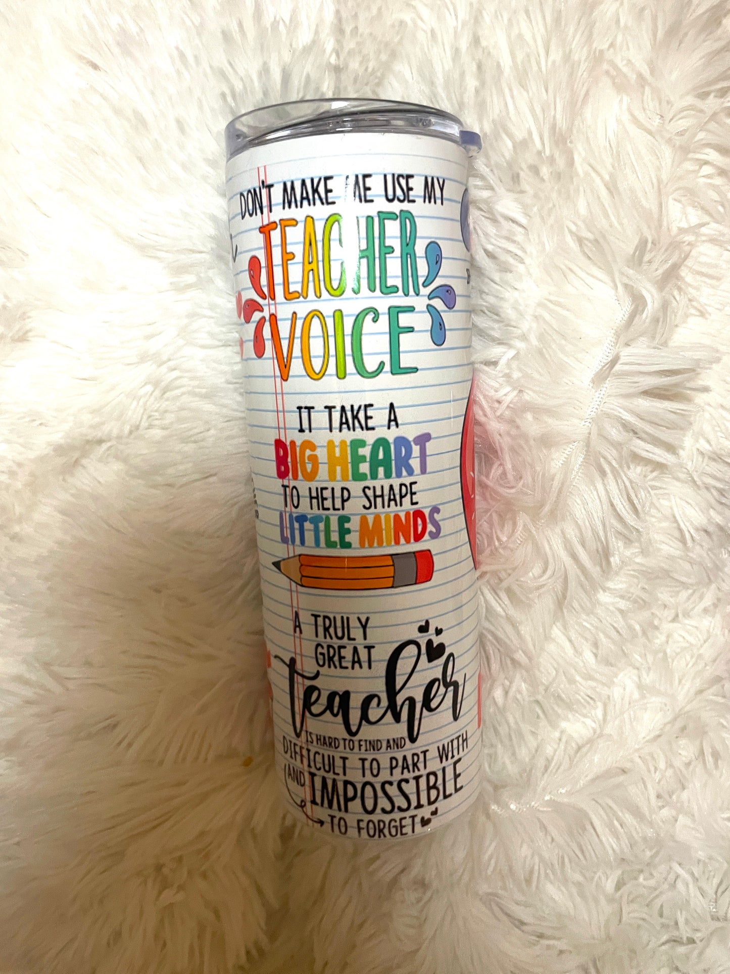 Teacher Sublimation Tumbler