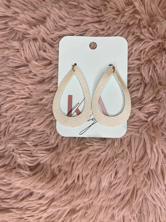 White Gold Hoop